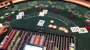 slot mainzeus app showing Dragon Tiger live dealer table on mobile screen